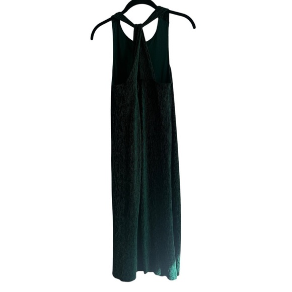 Maeve Anthropologie Adrienne Twist-back Velvet Midi Dress in Green, Size S - Picture 7 of 9